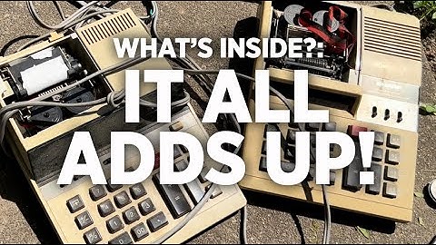 It Really Adds Up! Scrapping Electronic Adding Machines Calculators for Scrap Metal. What