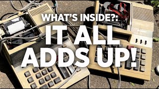 It Really Adds Up! Scrapping Electronic Adding Machines Calculators for Scrap Metal. What's Inside?
