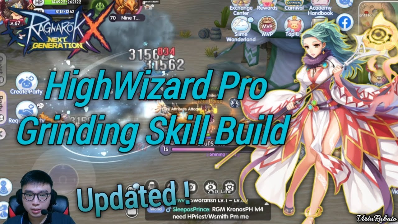 high wizard ro  2022 Update  High Wizard Pro Grinding Skill Build (Updated !) - Ragnarok X Next Generation (ROX)