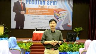 Bengkel Pecutan SPM Kedah eTutor 2015 Ceramah Motivasi Bengkel Pecutan SPM Kedah eTutor 2015 Ceramah Motivasi