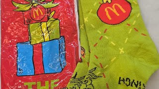 The Grinch Meal at McDonald's featuring McShaker Fries and Socks
