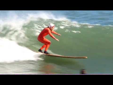 Longboarding at Raglan