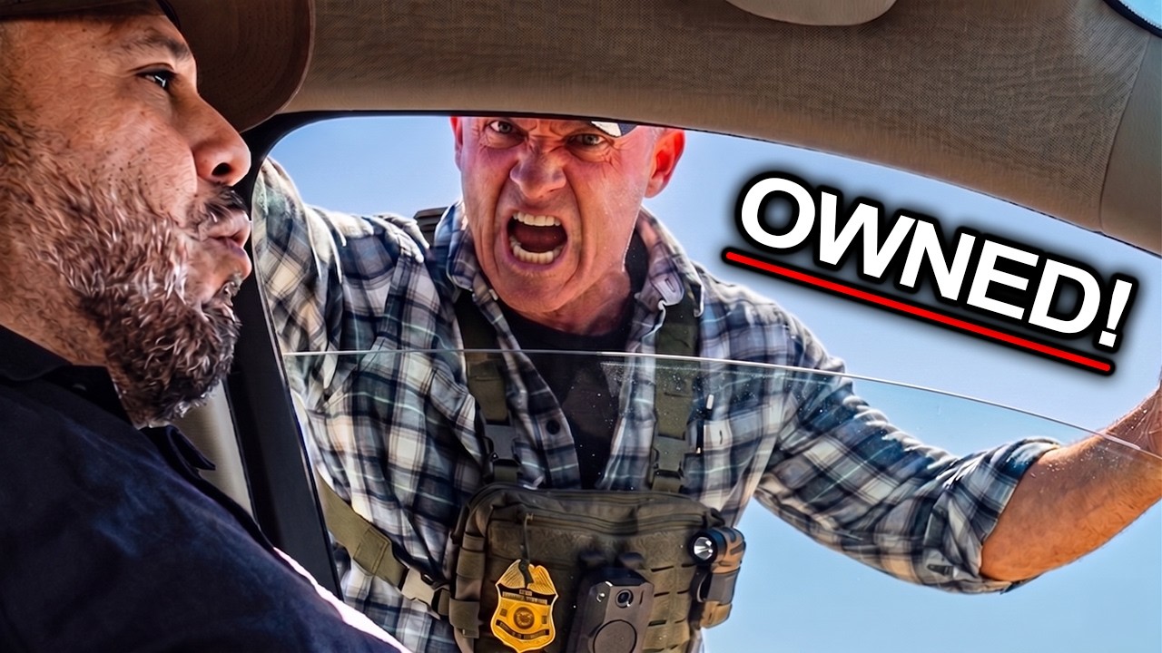 When Border Patrol Stops The WRONG Car (COP OWNED)