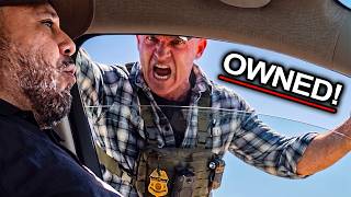 When Border Patrol Stops The WRONG Car (COP OWNED)