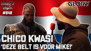 Chico Kwasi ‘Deze belt is voor Mike!’ | Post Fight Interview #GLORY91 vs Endy Semeleer