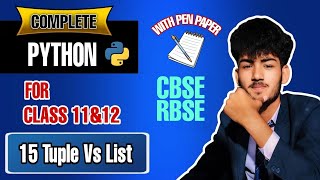 Python Lecture 15 | Tuple vs List in Python | Difference Between Tuple and List | Nextera Tech