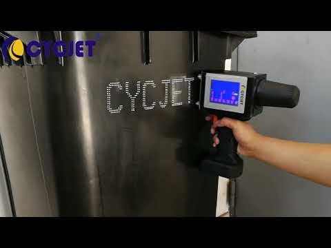 CYCJET DOD ALT160 Plus Ручная крупносимвольная струйная печать на пластиковых ведрах