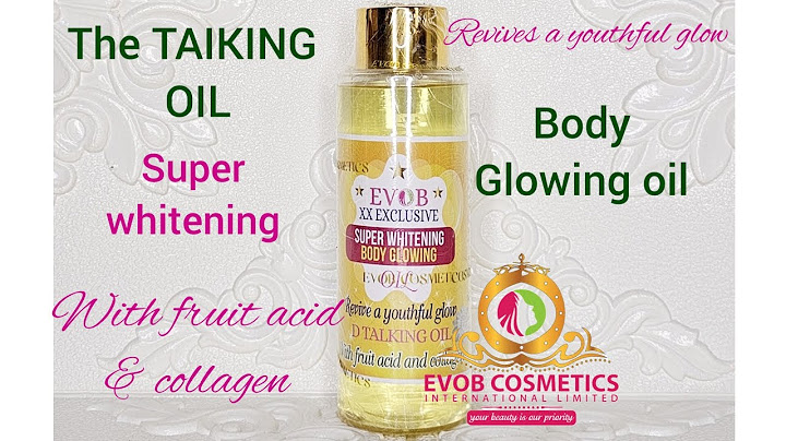 EVOB XX EXCLUSIVE SUPER WHITENING & BODY GLOWING OIL(AKA The TAIKING OIL)
