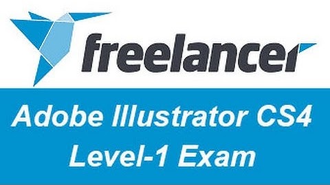 Freelancer.com Adobe Illustrator CS4 Level-1 Test