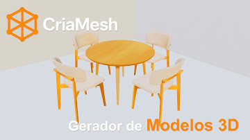 Como Criar Modelos 3D com IA e Montar uma Cena no Blender | Tutorial CriaMesh
