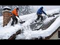 Extreme Roof Avalanche | Critical Snow Loading Survival