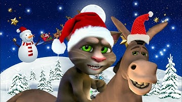 con mi burrito sabanero voy camino a Belén - canciones navideñas / gato Tom