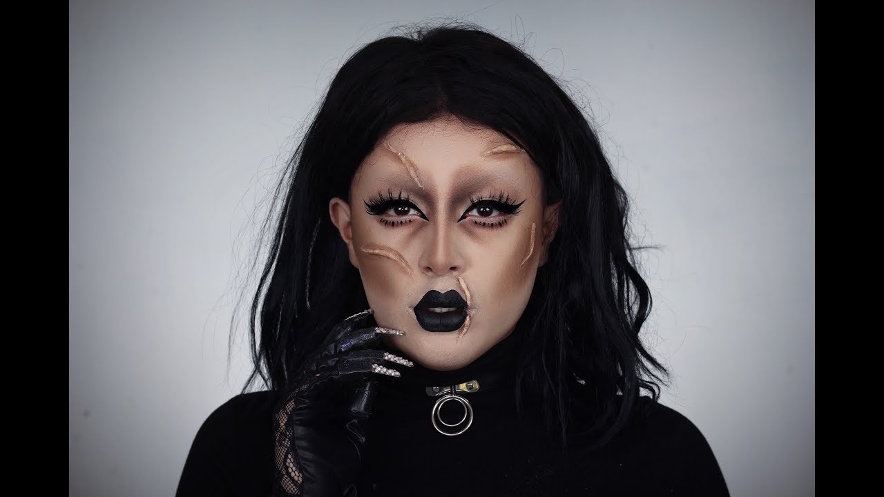 scissorhands makeup