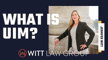 What is UIM? (Under Or Uninsured Motorist Coverage) | Washington State #uim #personalinjury #legal