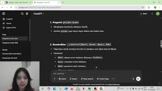 UTS PEMROGRAMAN BERBASIS OBJEK - PENJELASAN DARI OPEN AI TENTANG KODE CLASS Dml