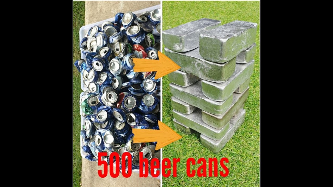 How much Aluminium is in 500 beer cans? Trash to Treasure ASMR