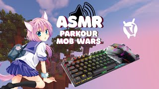 ⌨Parkour Mob Wars🔊KEYBOARD AND MOUSE SOUNDS!⌨Parkour ASMR!🎆ASMR TAPPING🌊VIMEWORLD🌞