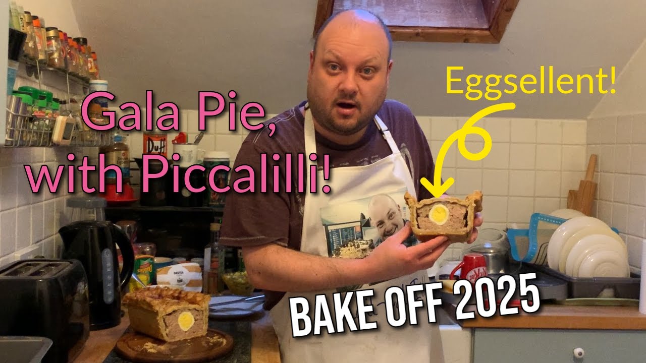 Neil Bakes... Gala Pie, with Piccalilli! GBBO 2025 Bake Along Challenge 6