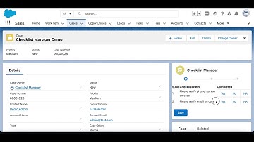 Checklist Manager -  Demo