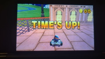 Nintendo 3DS Mario Kart 7 Multiplayer: Coin Runners Dark Blue Shy Guy Winning and Losing Animation