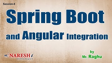 Spring Boot and Angular Integration Session-4 | by Mr. Raghu