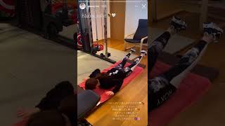 タレント 沢井里奈(@sawairina) ジム トレーニング動画 ＃shorts