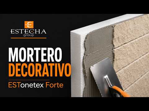 Vídeo tutorial de aplicación del mortero de capa fina ESTonetex Forte sobre polistireno expandido (EPS)