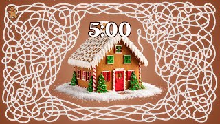 5 Minute Timer Bomb WINTER GINGERBREAD HOUSE
