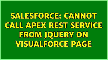 Salesforce: Cannot call apex rest service from jquery on Visualforce page (3 Solutions!!)