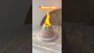 🔥Volcano cake😯 First time on youtube👍 #caketips&tricks #soumyacakes #easycakedecors