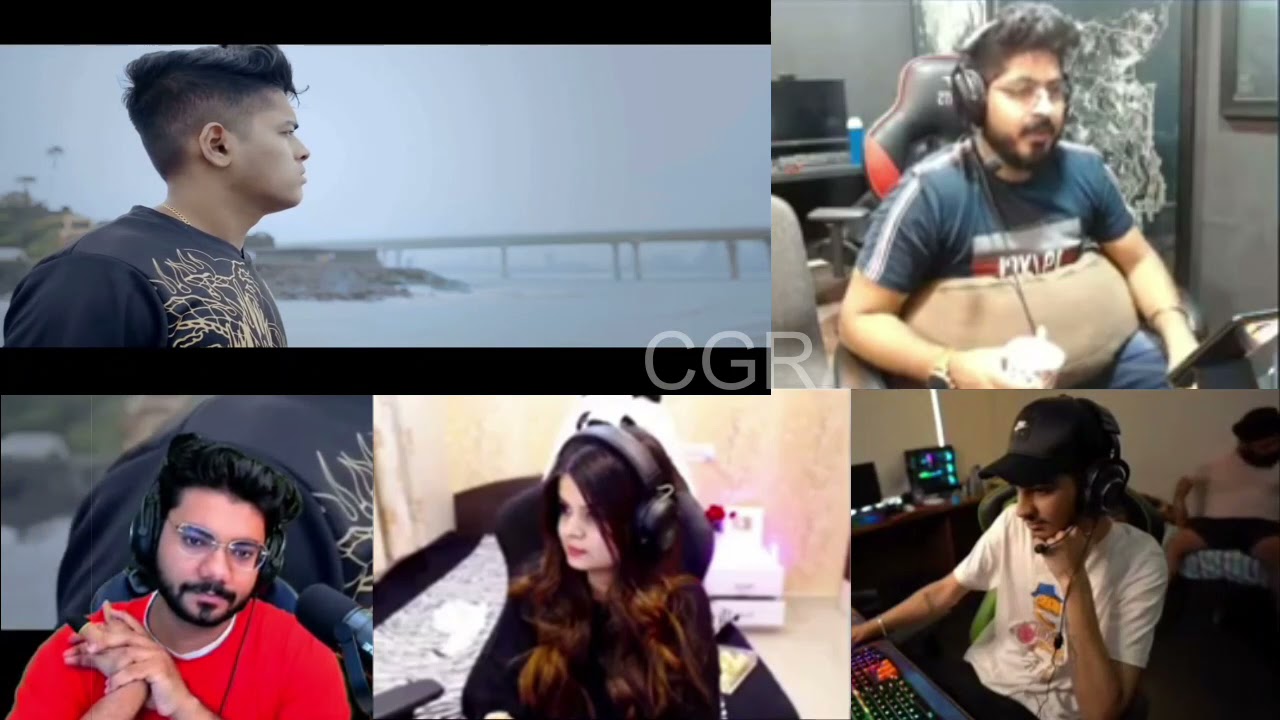 Youtubers Reaction On BGMI COMMUNITY - Ek Parivaar (Hindi Rap) | Ashter X Ft Aplha, Krutika Gill