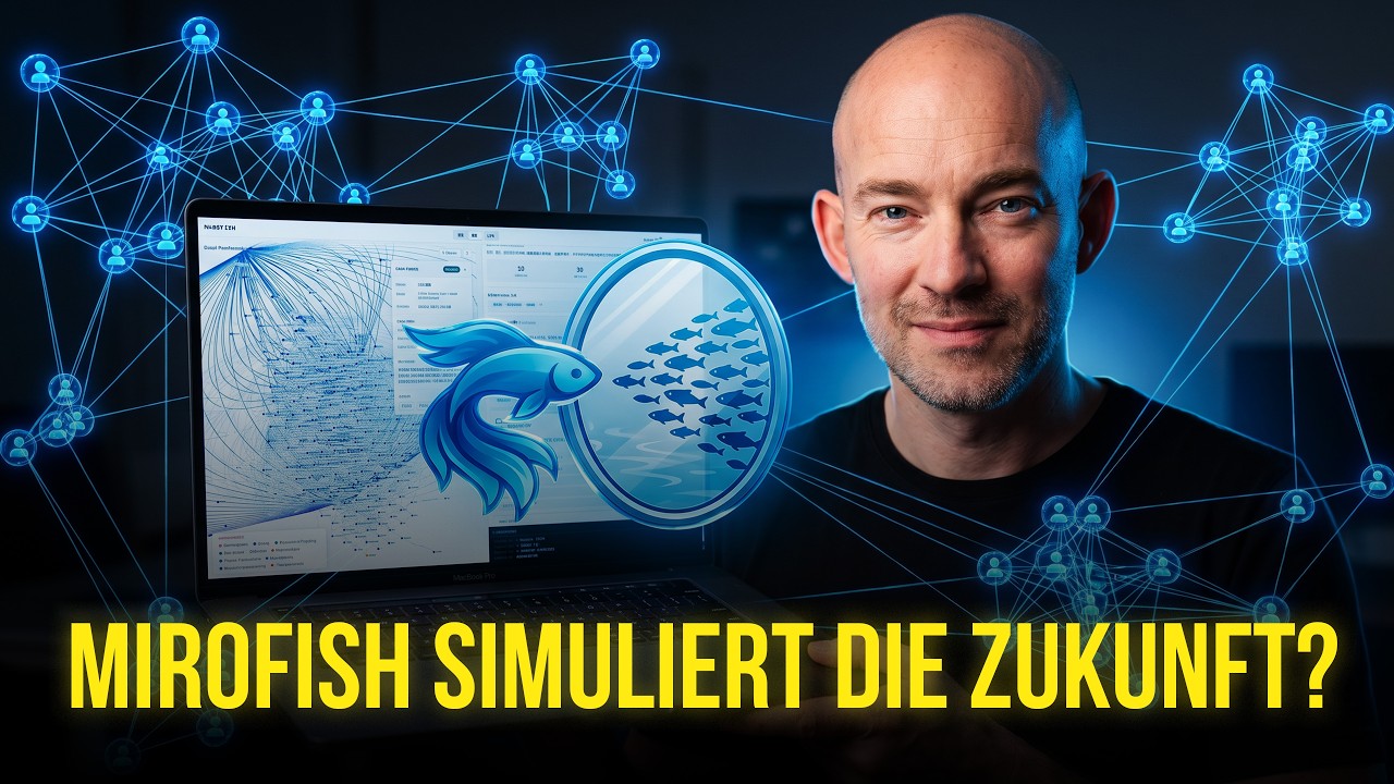 🔮 MiroFish simuliert die Zukunft mit tausenden Agents |… — Transcript