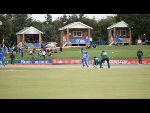 The moment Yashasvi Jaiswal sealed India&#39;s place in the 2020 Under 19 Cricket World Cup Final