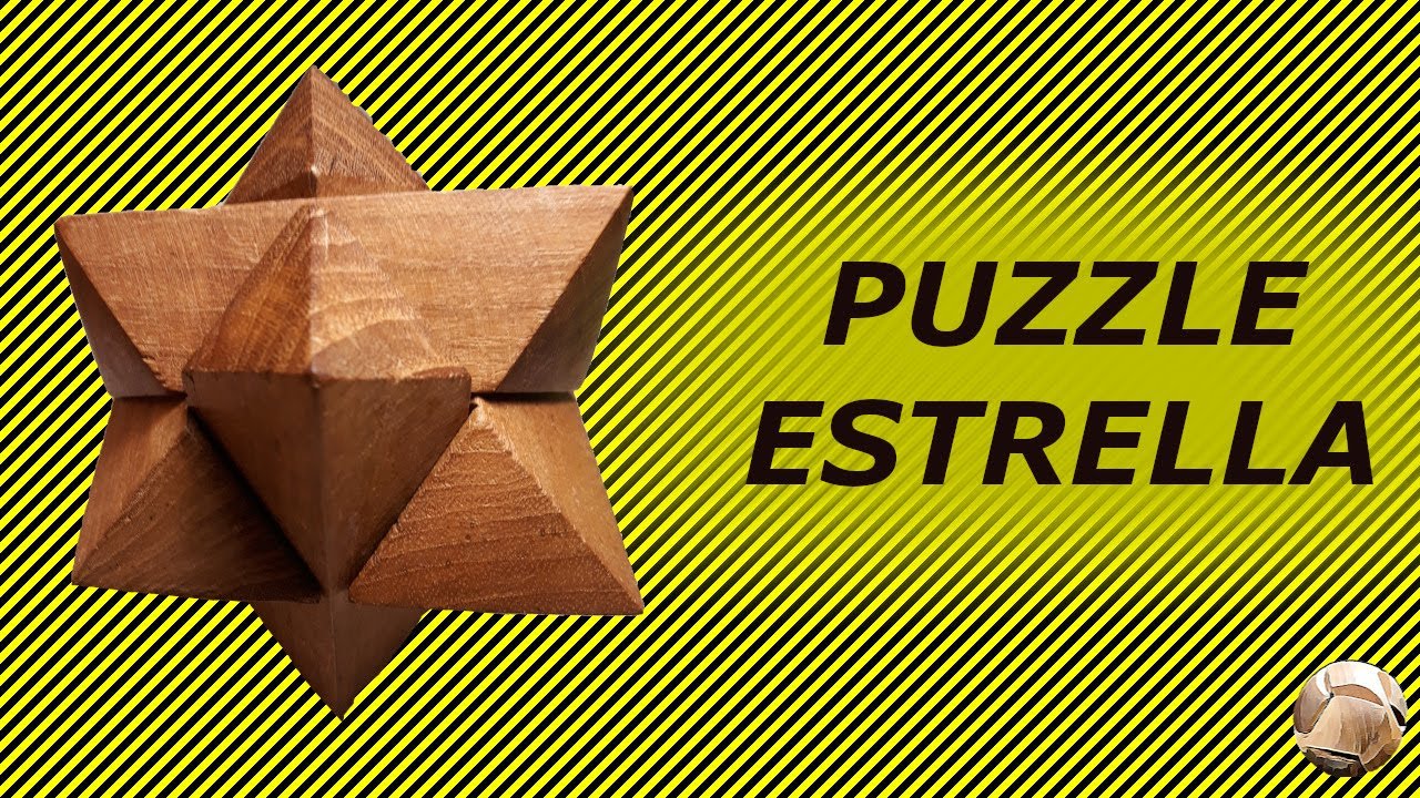 Posible Marinero trabajo duro How to Assemble 3D Wooden Star Puzzle - YouTube