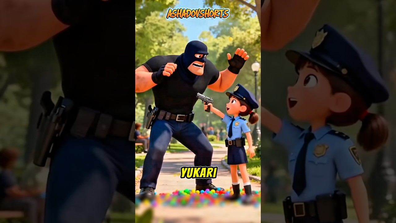 MİNİK POLİS İŞ BAŞINDA❗️💖 İLK HIRISIZI YAKALADI💪