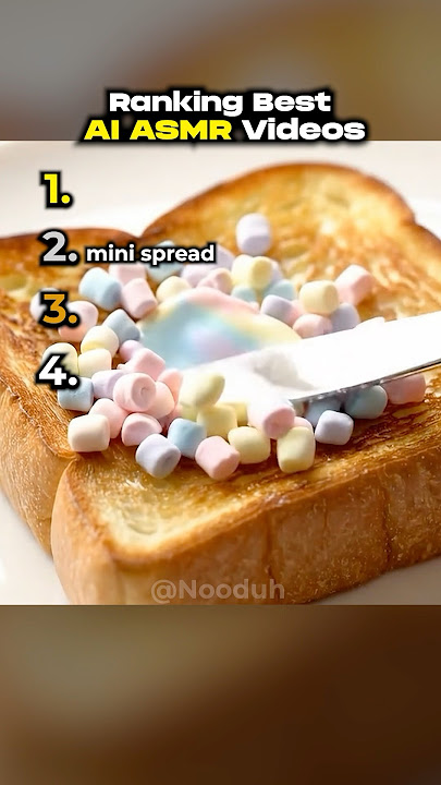Ranking The Best AI ASMR Videos