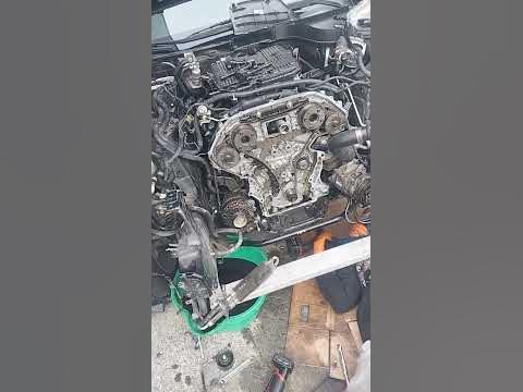 2008 infiniti g35 water pump - YouTube