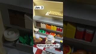 Jan. 2, National Buffet Day, LEGO #shorts #legos