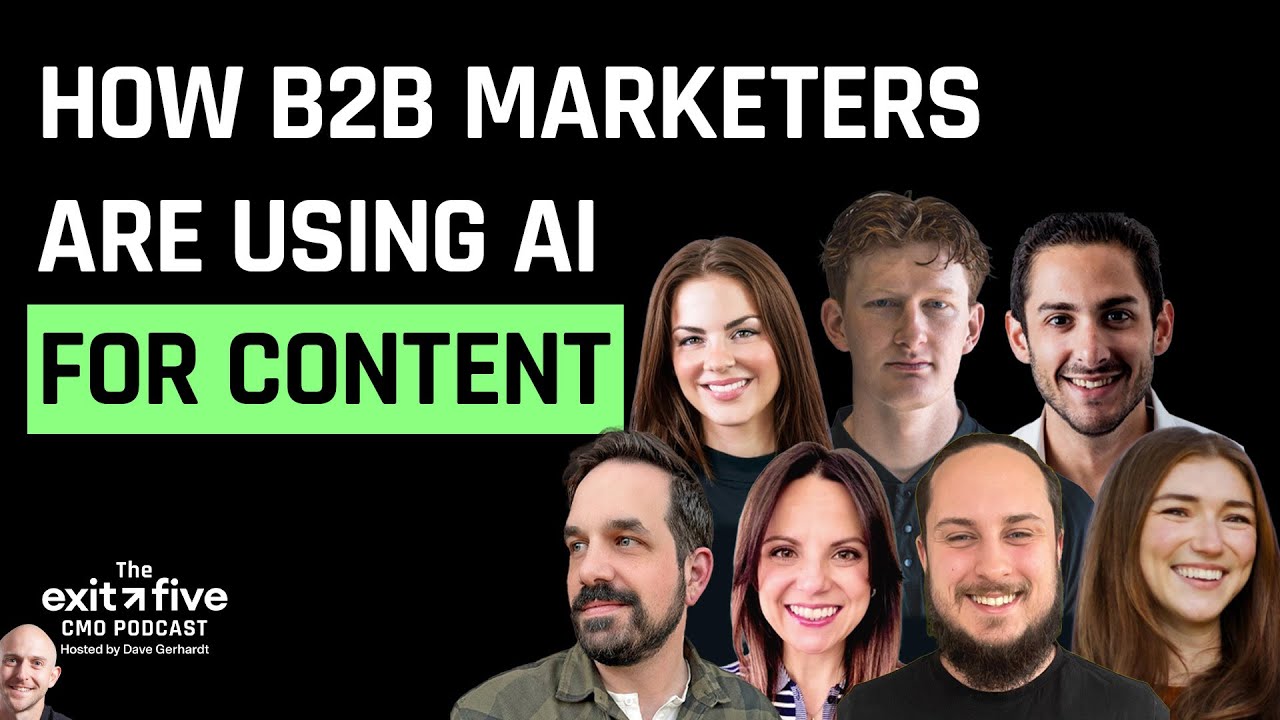How B2B Marketers Are Actually Using AI for Content - YouTube