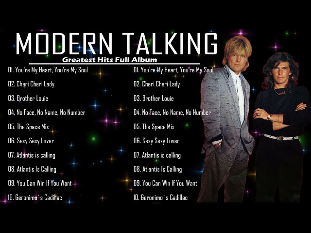 Modern Talking Greatest Hits Volles Album Live - Das Beste aus Modern Talking class=