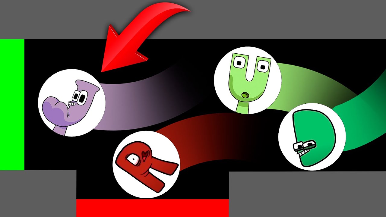 😱 THE UNFAIR TURN! Alphabet Lore VS Sprunki Alphabet Lore Marbles in Algodoo - Crazy Marble Race!