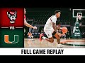 NC State vs. Miami Full Game Replay | 2024-25 ACC Men's Basketball