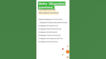 INDEFINITE INTEGRATION 7marks Important Questions(2023) Maths:2B #tsinter #inter2023#maths2b #maths