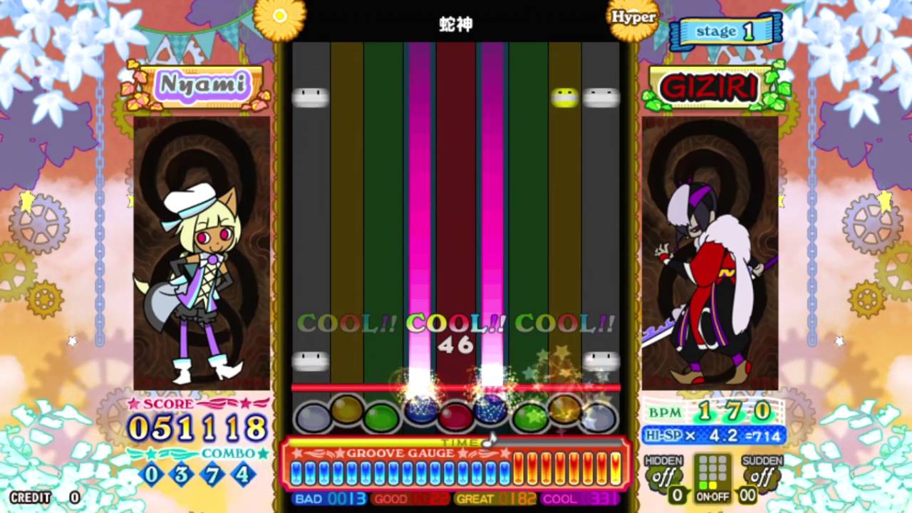 Pop N Music Eclale 蛇神 Oriental Mythology H Youtube