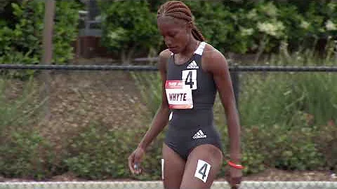 Rhonda Whyte takes the WIN in 55.1 | Womens 400m H...