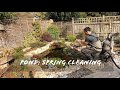 Pond spring cleaning