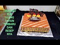 tiramisu cake - cara membuat kue ulang tahun - cara menghias kue ulang tahun