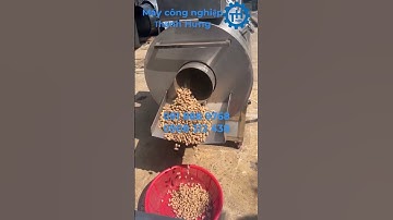 MÁY RANG CỦ ĐẬU PHỘNG, CỦ LẠC - MÁY RANG ĐẬU PHỘNG, LẠC CẢ VỎ BẰNG ĐIỆN VÀ GAS CỰC ĐỀU VÀ THƠM NGON