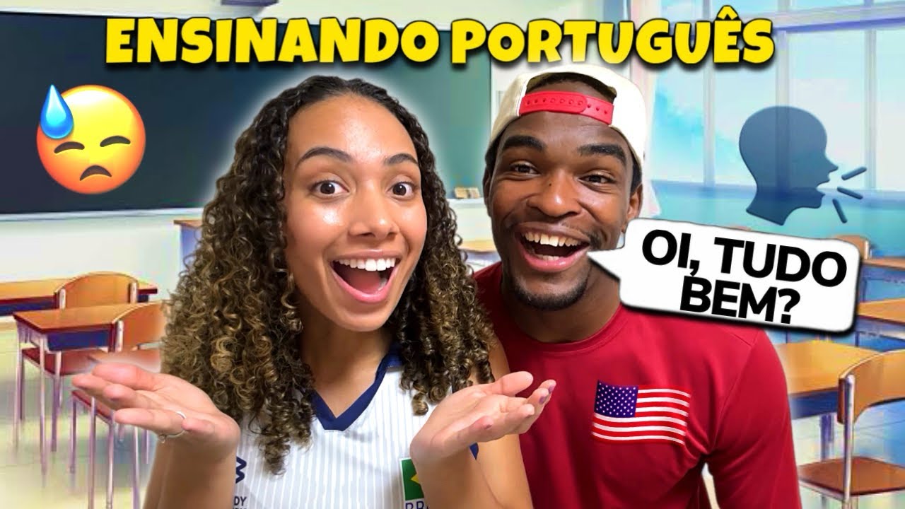ENSINANDO PORTUGUÊS PARA UM GRINGO AMERICANO!