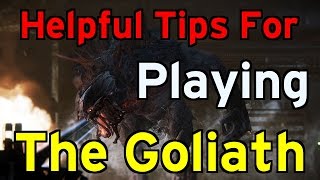 Helpful Tips For Playing The Goliath In Evolve